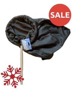 Parrot-Supplies Medium Padded Bird Catching Net (26cm) with 30cm Wooden Handle